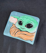 Load image into Gallery viewer, Baby Alien painted wallet