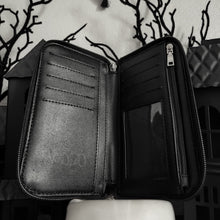 Load image into Gallery viewer, Orange "Forever Haunted" Wallet By VOIDEaD