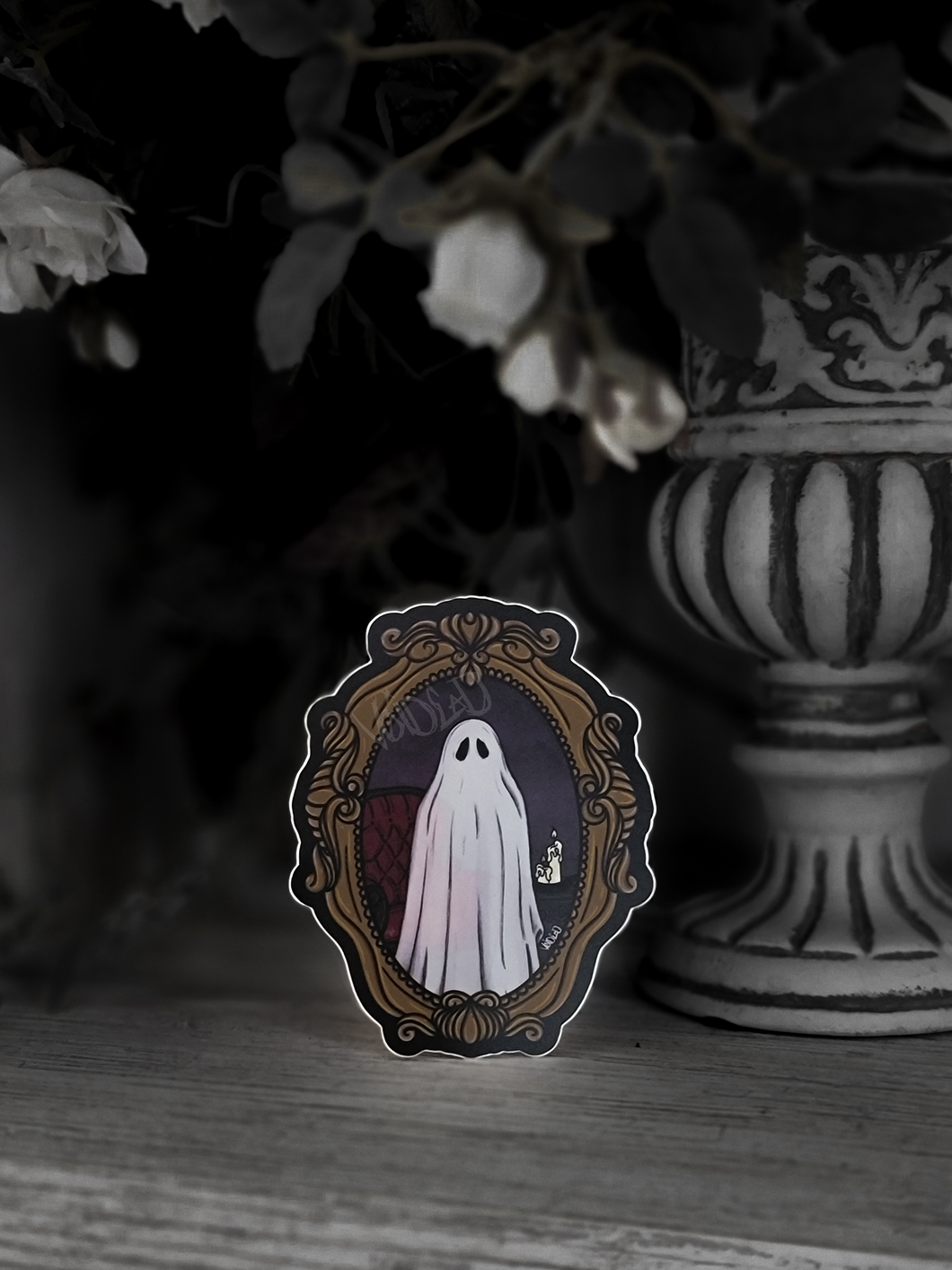 Ghost frame Sticker By VOIDEaD