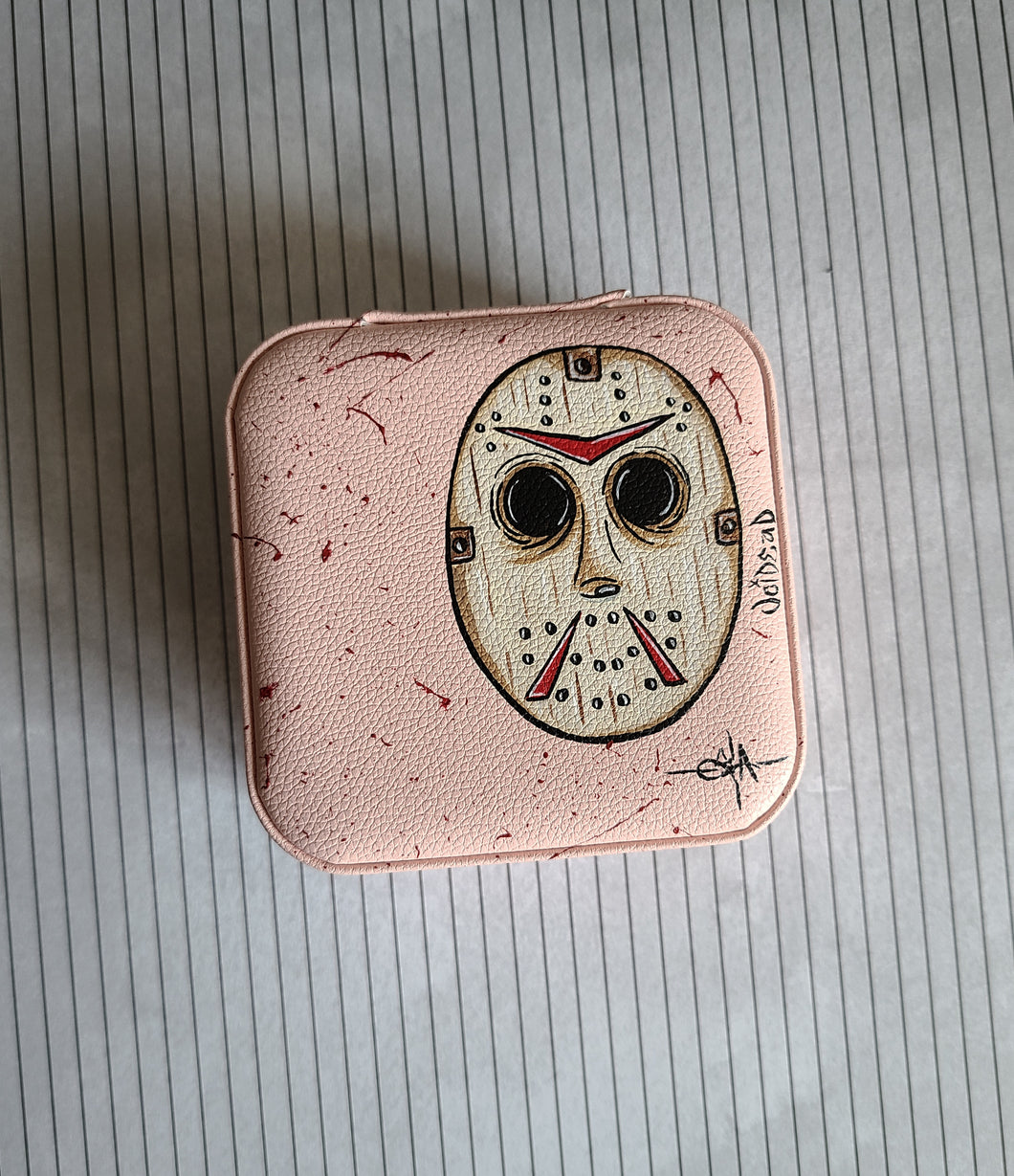 Campy pink painted jewelry box preorder by voidead