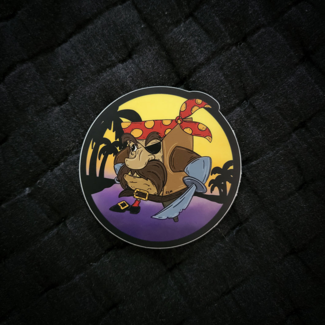 Pirate Book Sticker By VOIDEaD collab