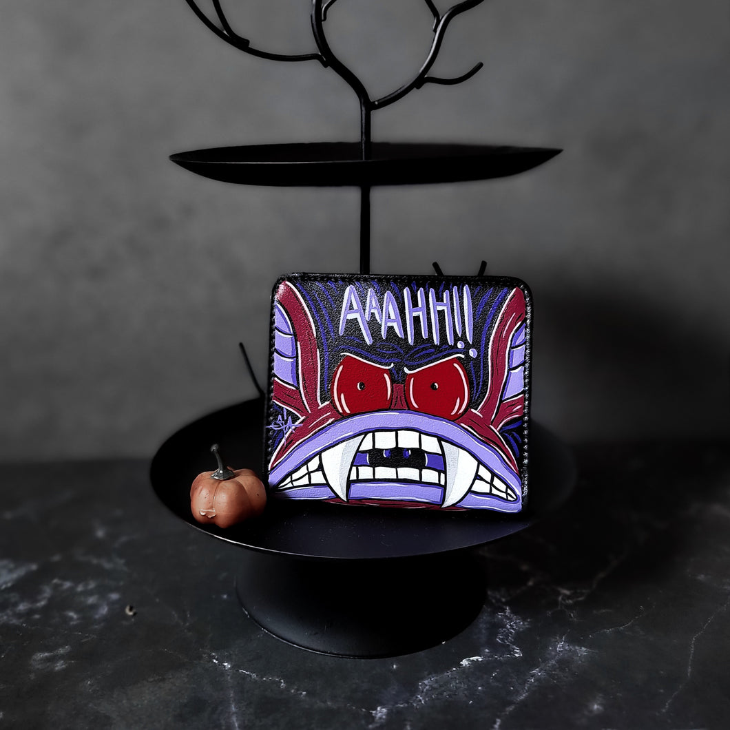 Monster painted wallet by voidead
