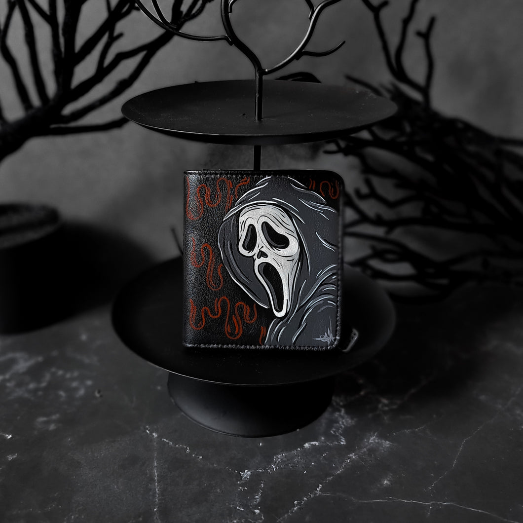 Scary Movies Black painted wallet by voidead
