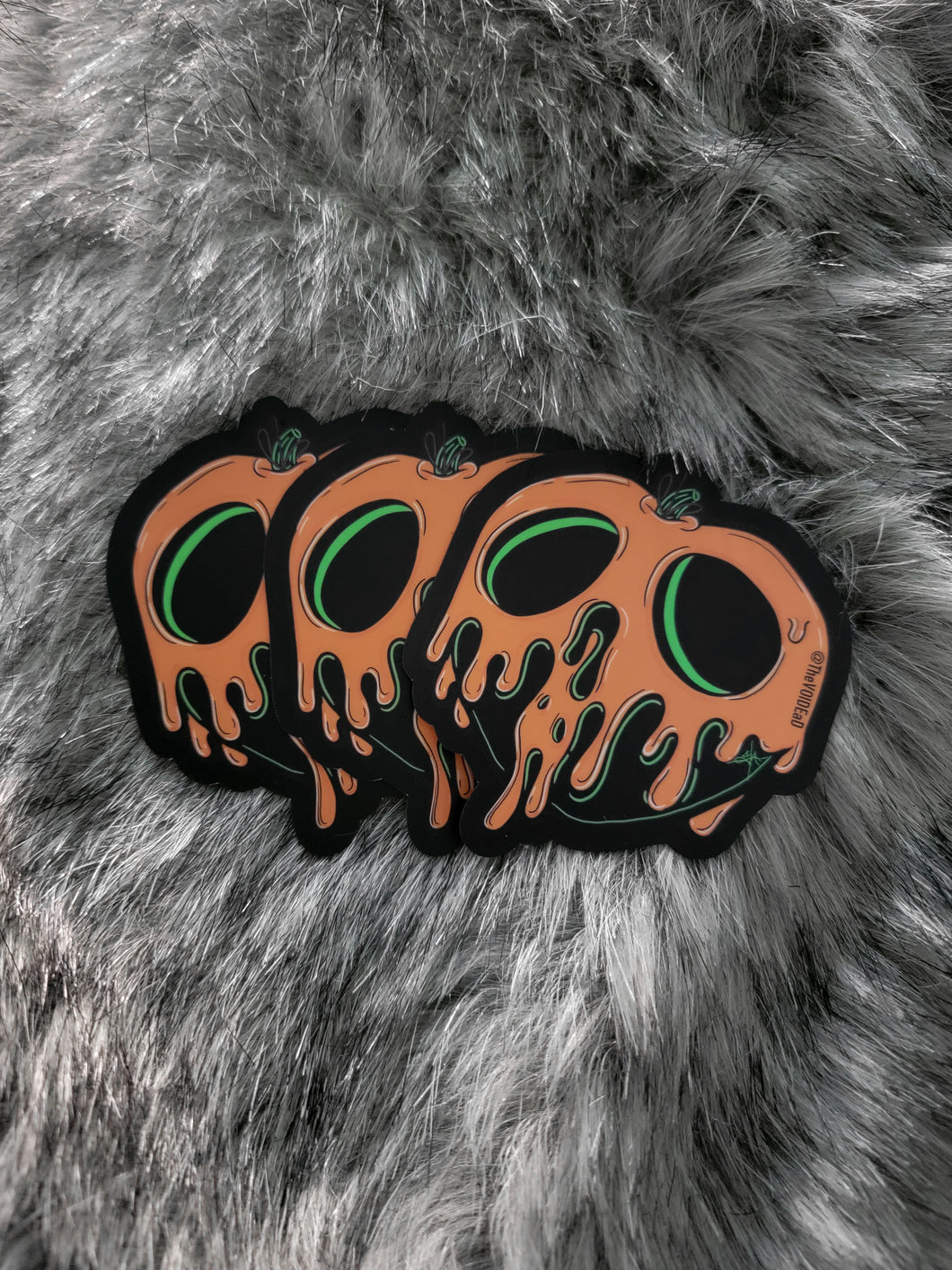 Spooky Poison Apple Sticker By VOIDEaD