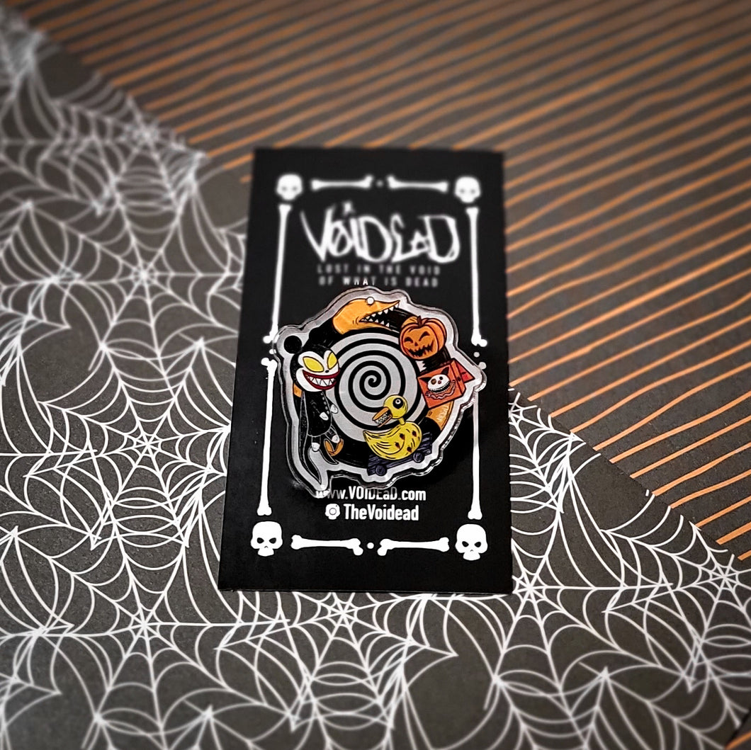 Spooky Toys Acrylic Pin By VOIDEaD