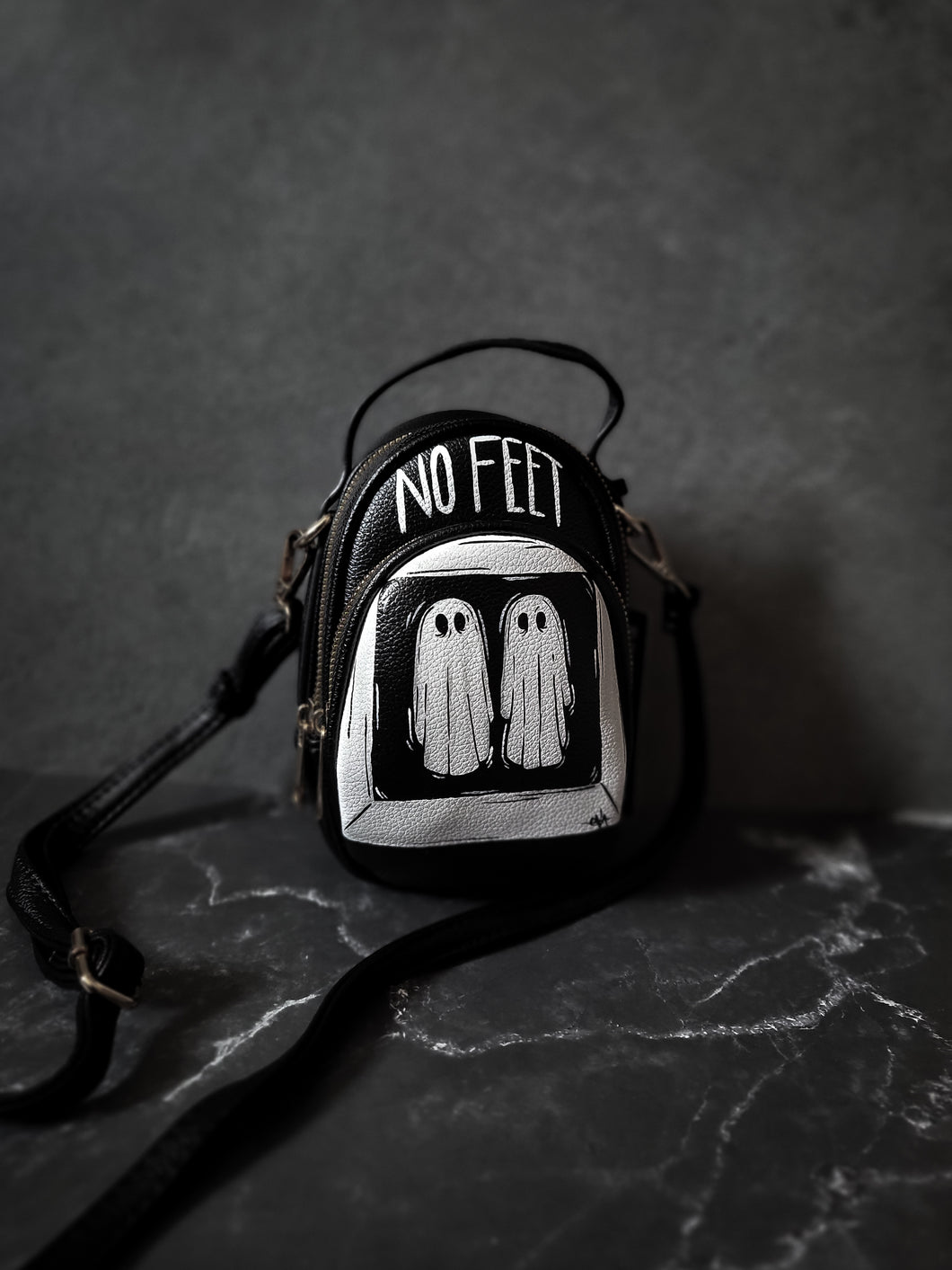 Polaroid Painted Crossbody/Handbag Preorder By VOIDEaD