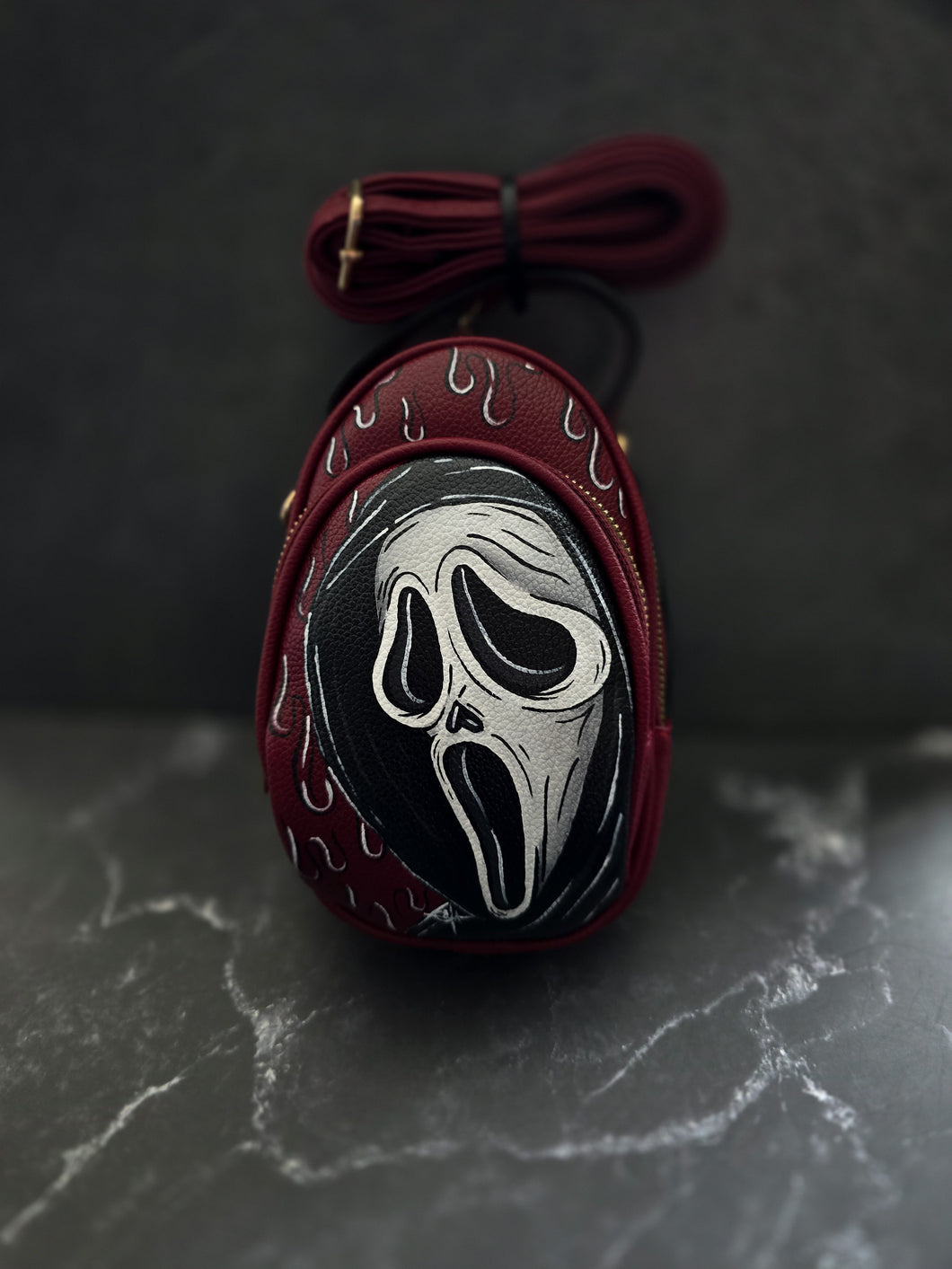 Scary Movies Painted Crossbody/Handbag By VOIDEaD