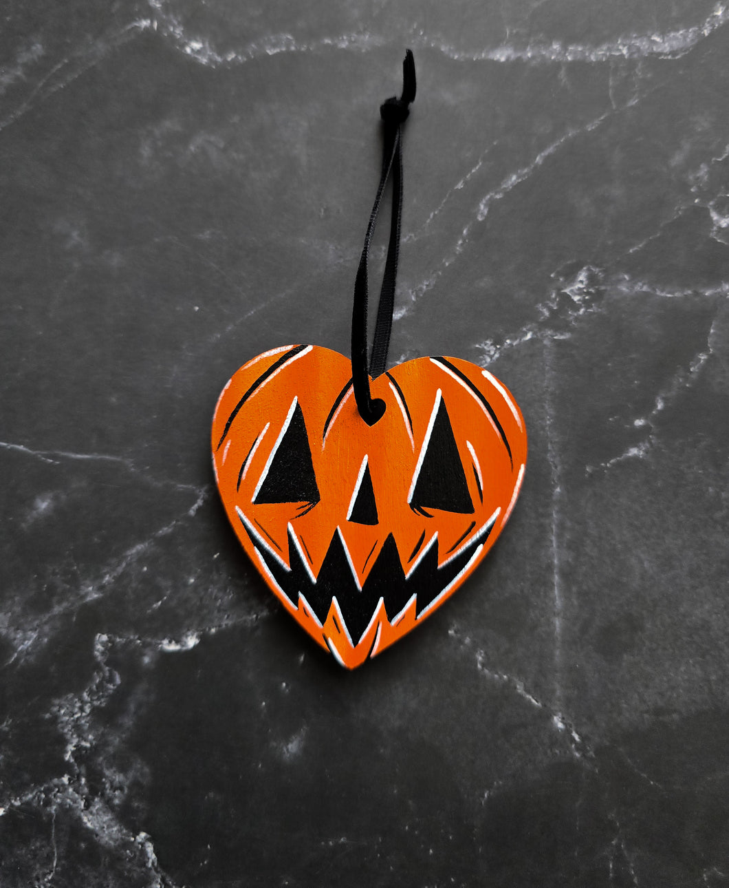 Pumpkin Painted Ornament By Voidead