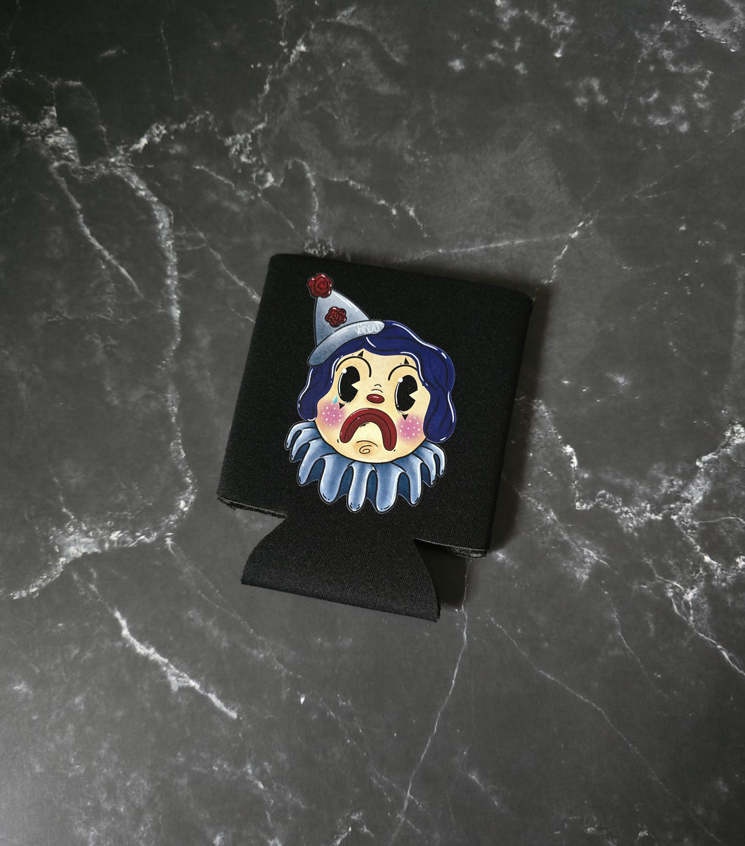 Sad Clown Koozie By Voidead