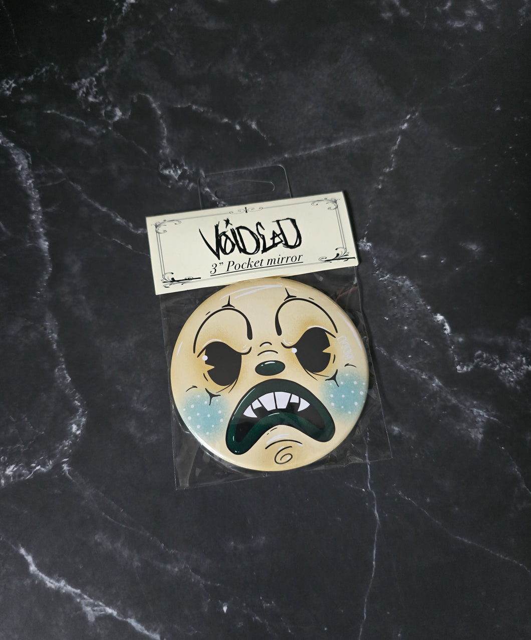 Mad Clown Pocket Mirror By Voidead