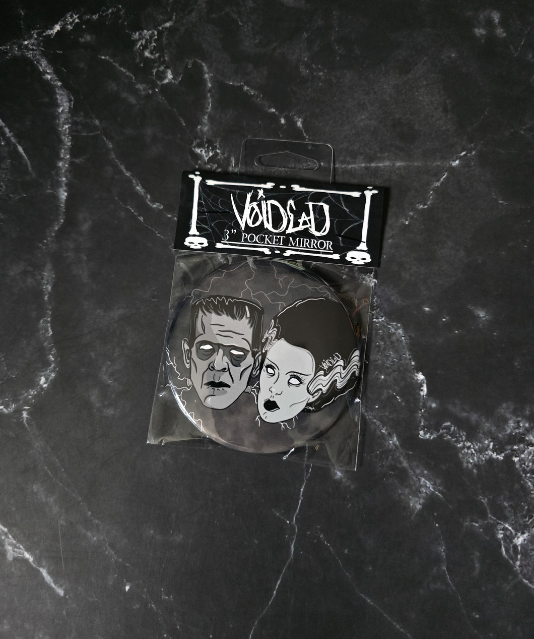 Undead lovers Pocket Mirror By Voidead