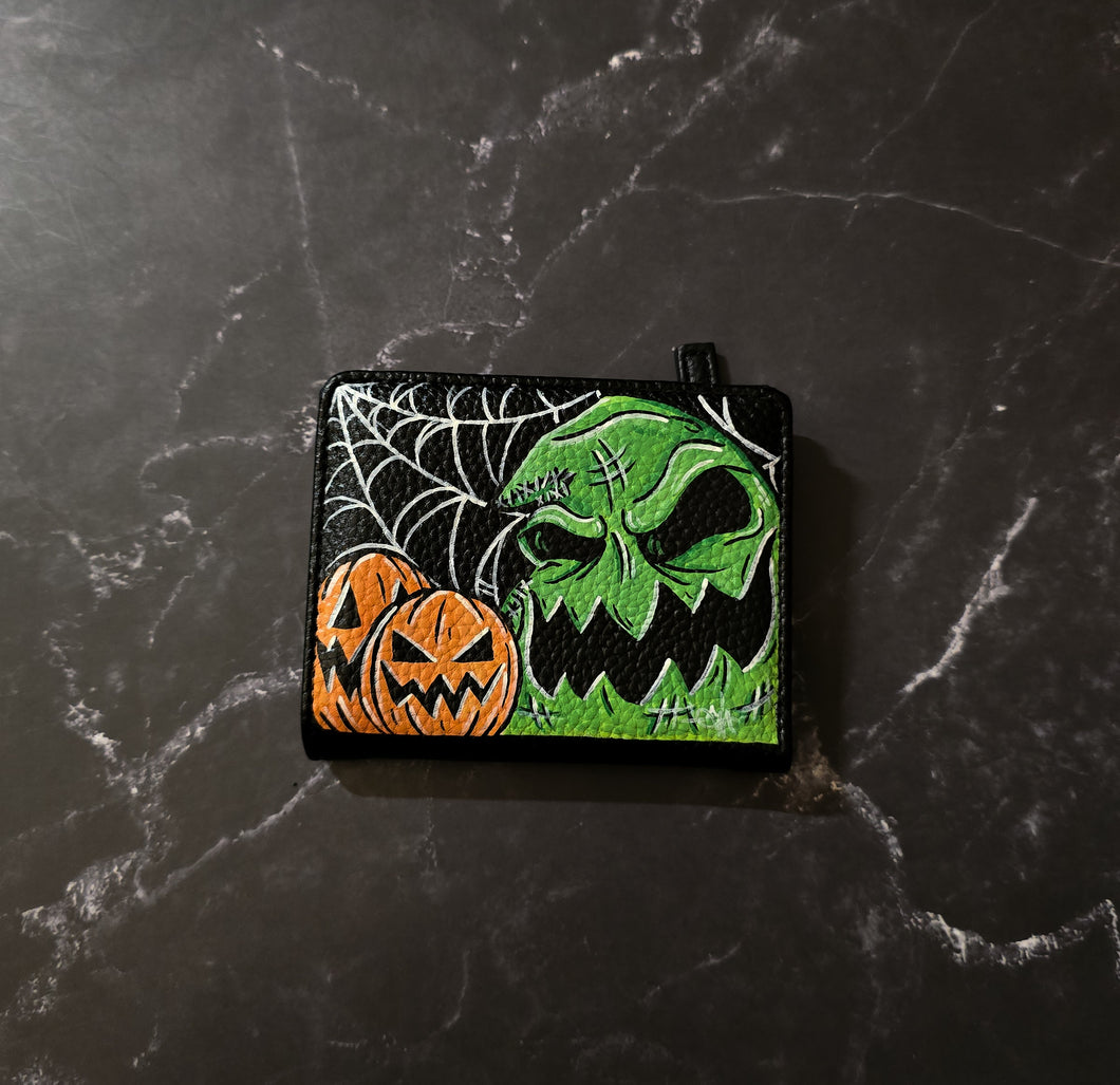 Mr Shadow on the moon Painted Wallet By Voidead