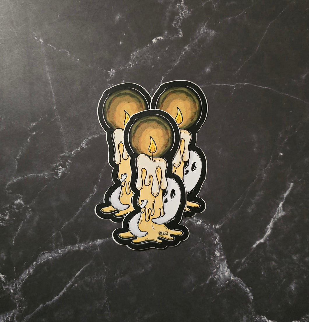 Candle Ghost Sticker By VOIDEaD