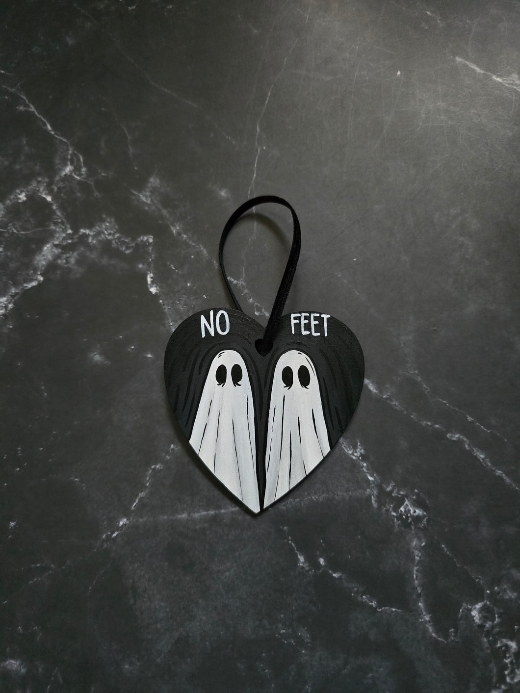 Ghosts Painted Ornament By Voidead