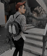 Load image into Gallery viewer, FLAWED &quot;Forever Haunted&quot; Crossbody/ Backpack Bag By VOIDEaD
