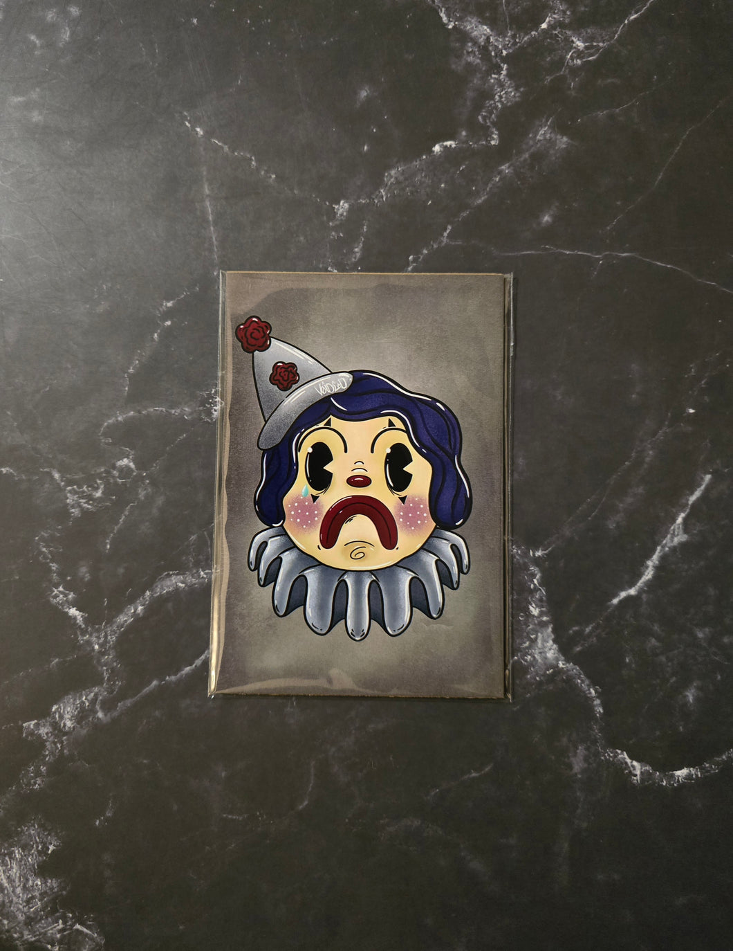 Sad Clown Print By VOIDEaD