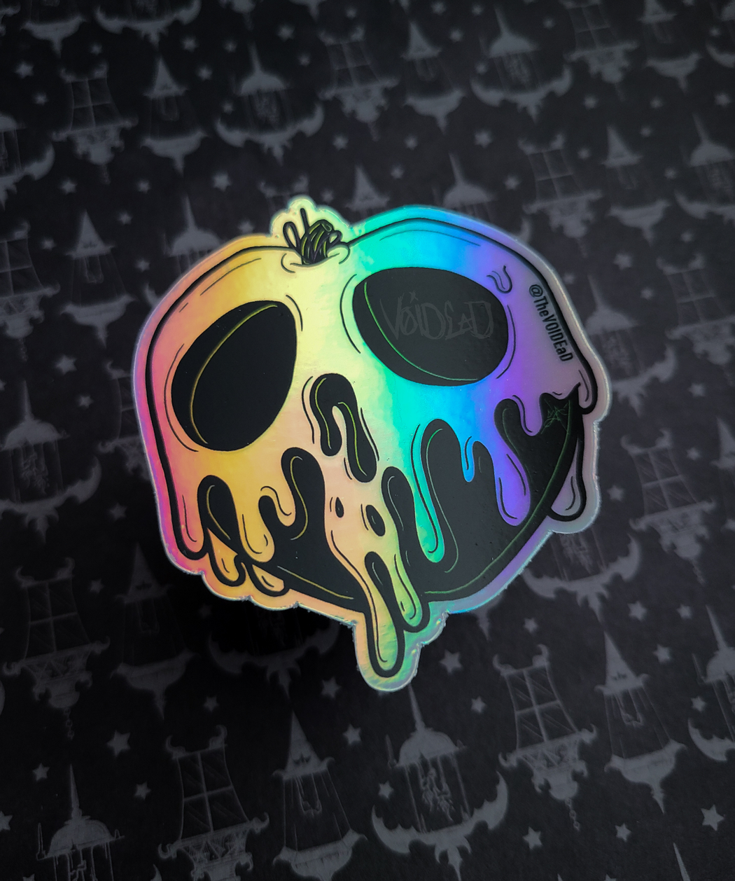 Poison Apple Holographic Sticker By VOIDEaD