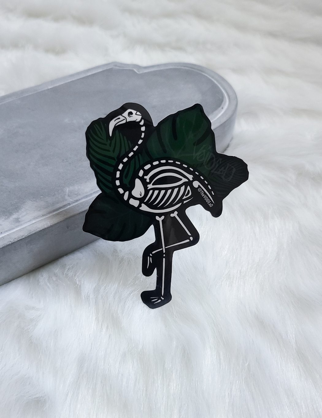 Skelemingo Sticker By VOIDEaD