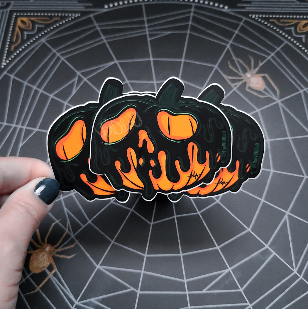 Poison Pumpkin Sticker By VOIDEaD