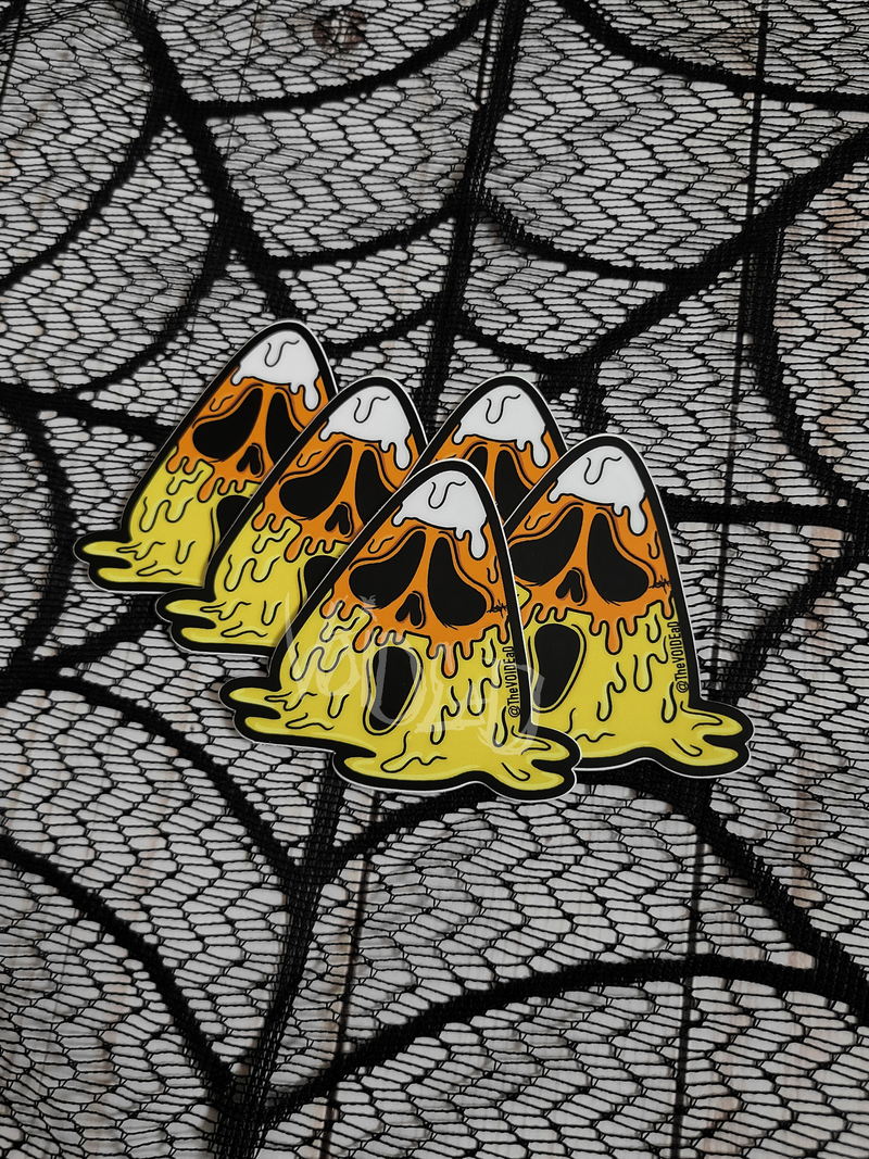 Candycorn Sticker By VOIDEaD