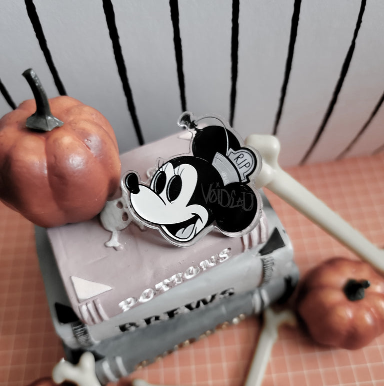 Scary Mouse Acrylic Pin By VOIDEaD