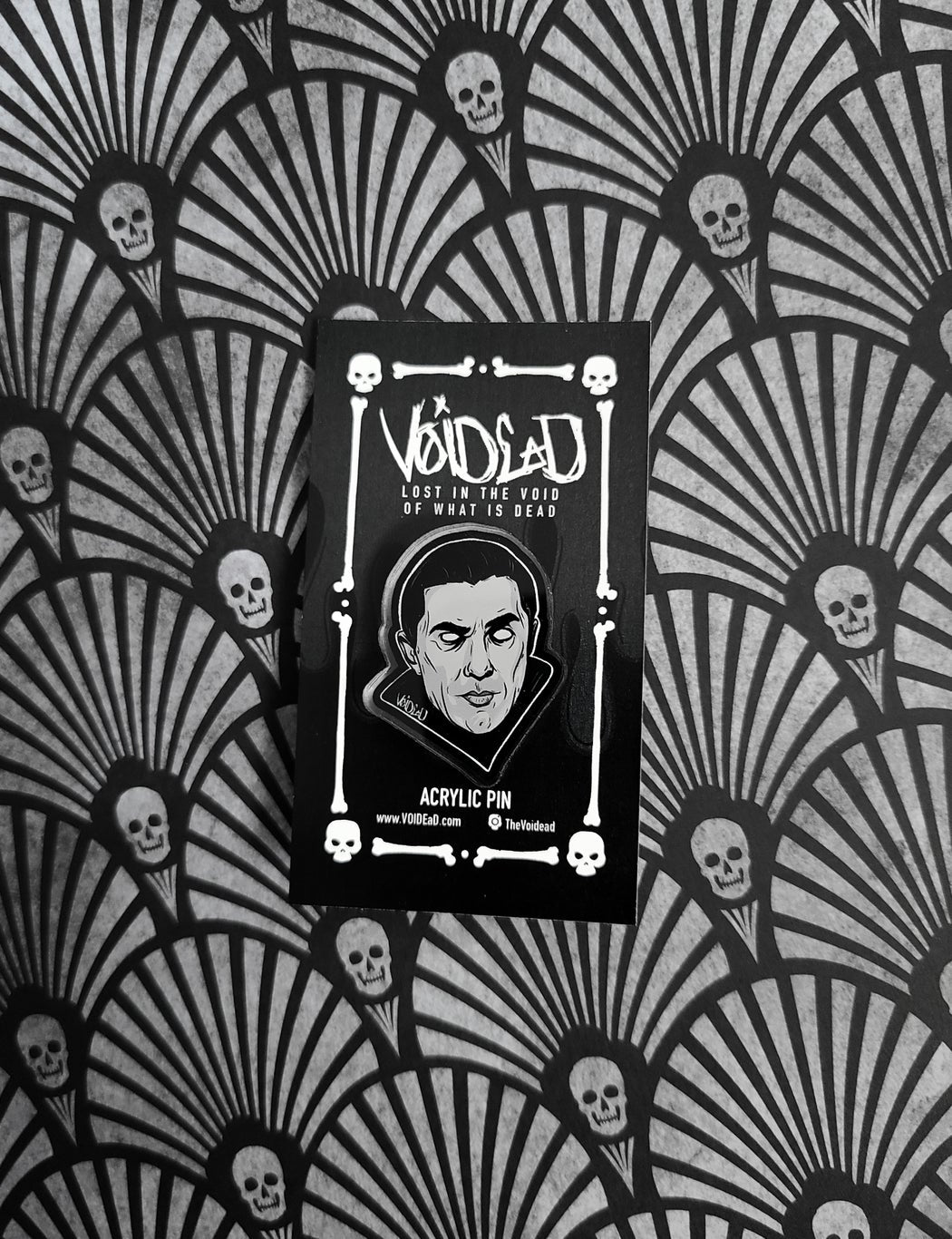 The Count Acrylic Pin By VOIDEaD