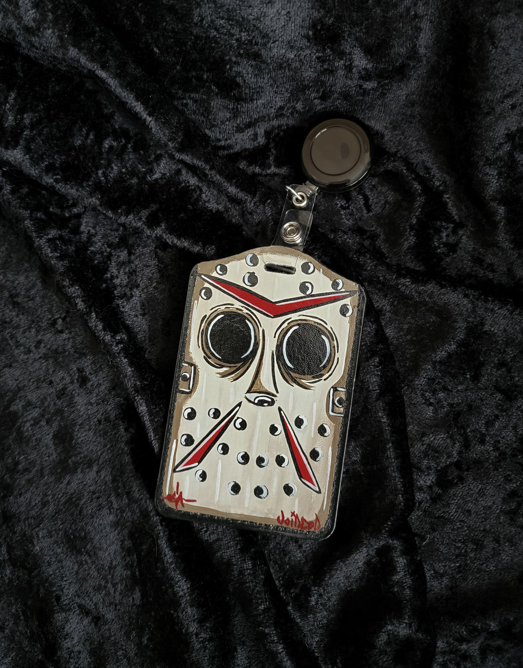 Ma ma ma 13th retractable painted ID Tag By VOIDEaD