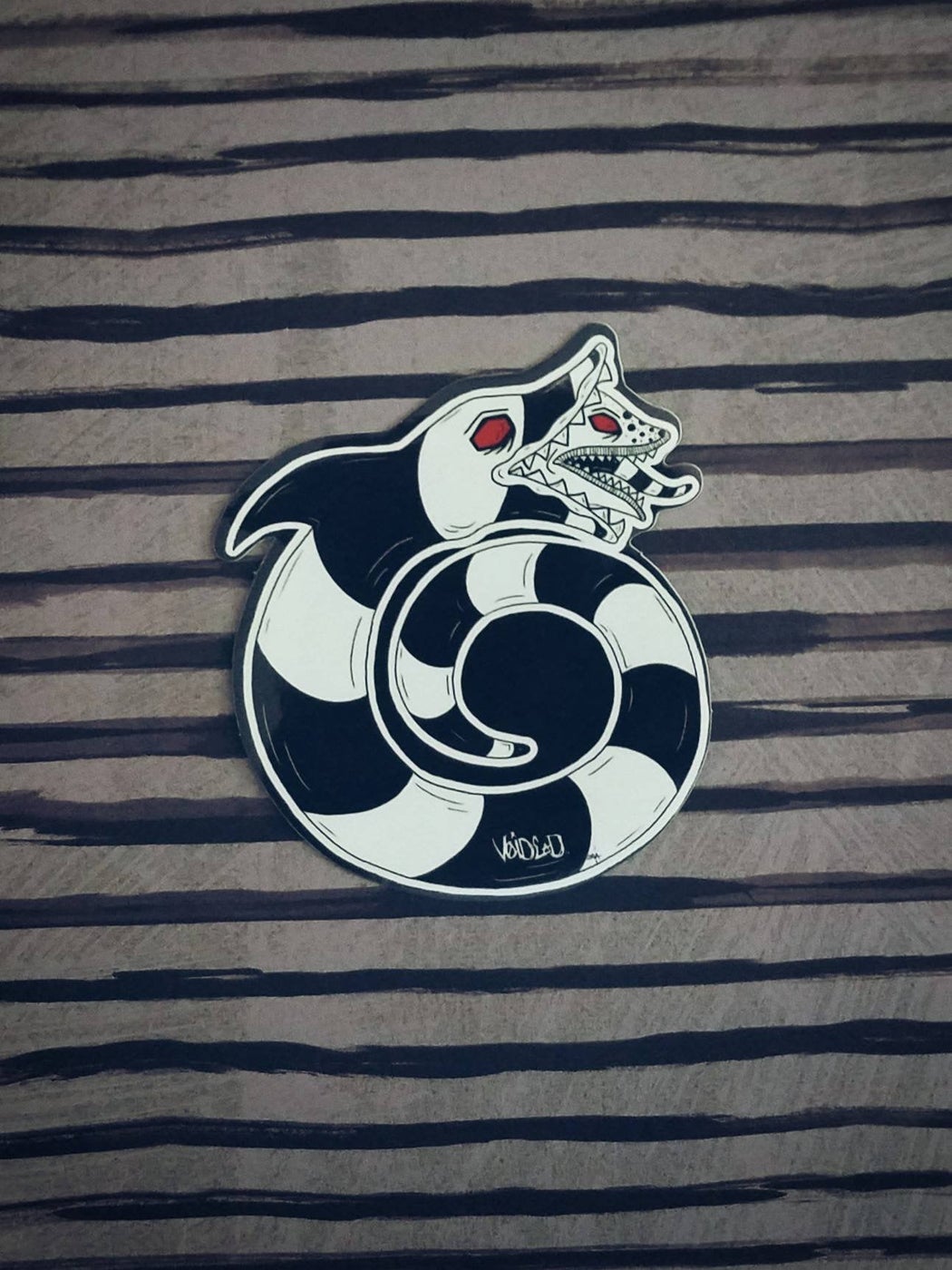 Beetleworm Sticker By VOIDEaD