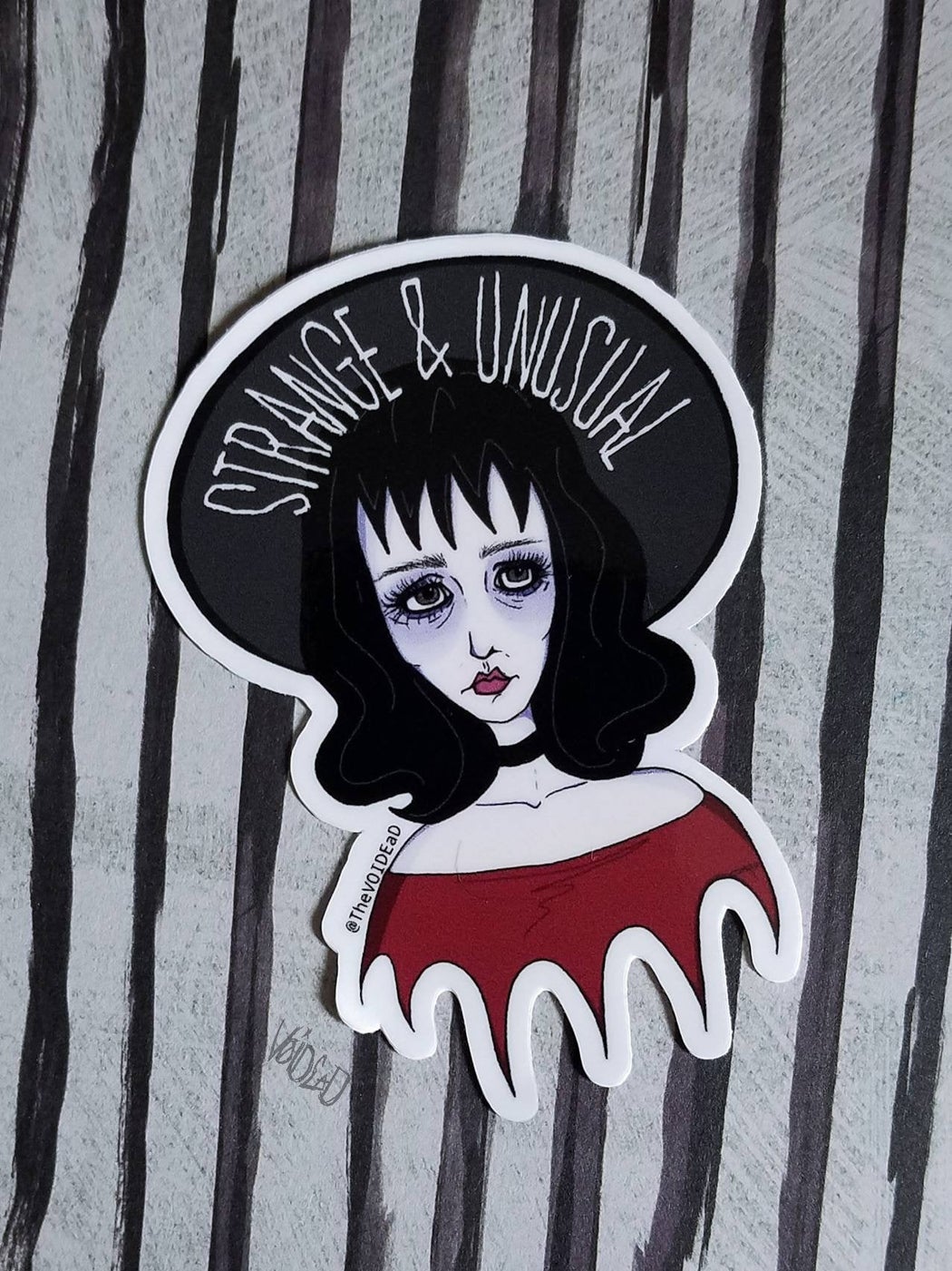 Strange Girl Sticker By VOIDEaD