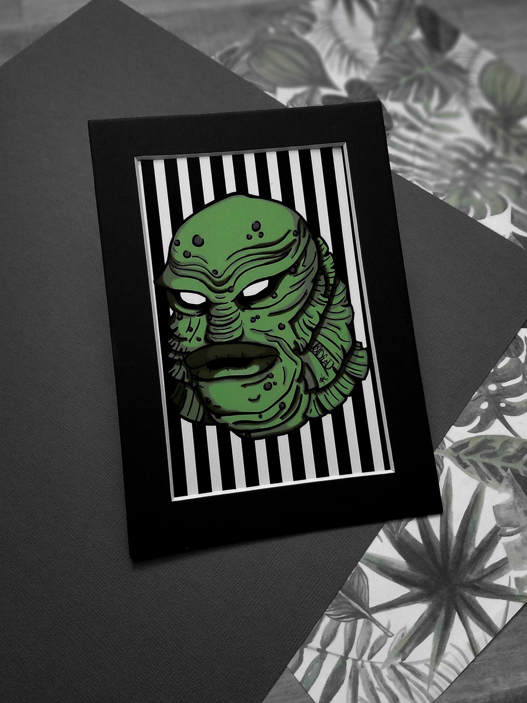 Green Lagoon Man Print By VOIDEaD
